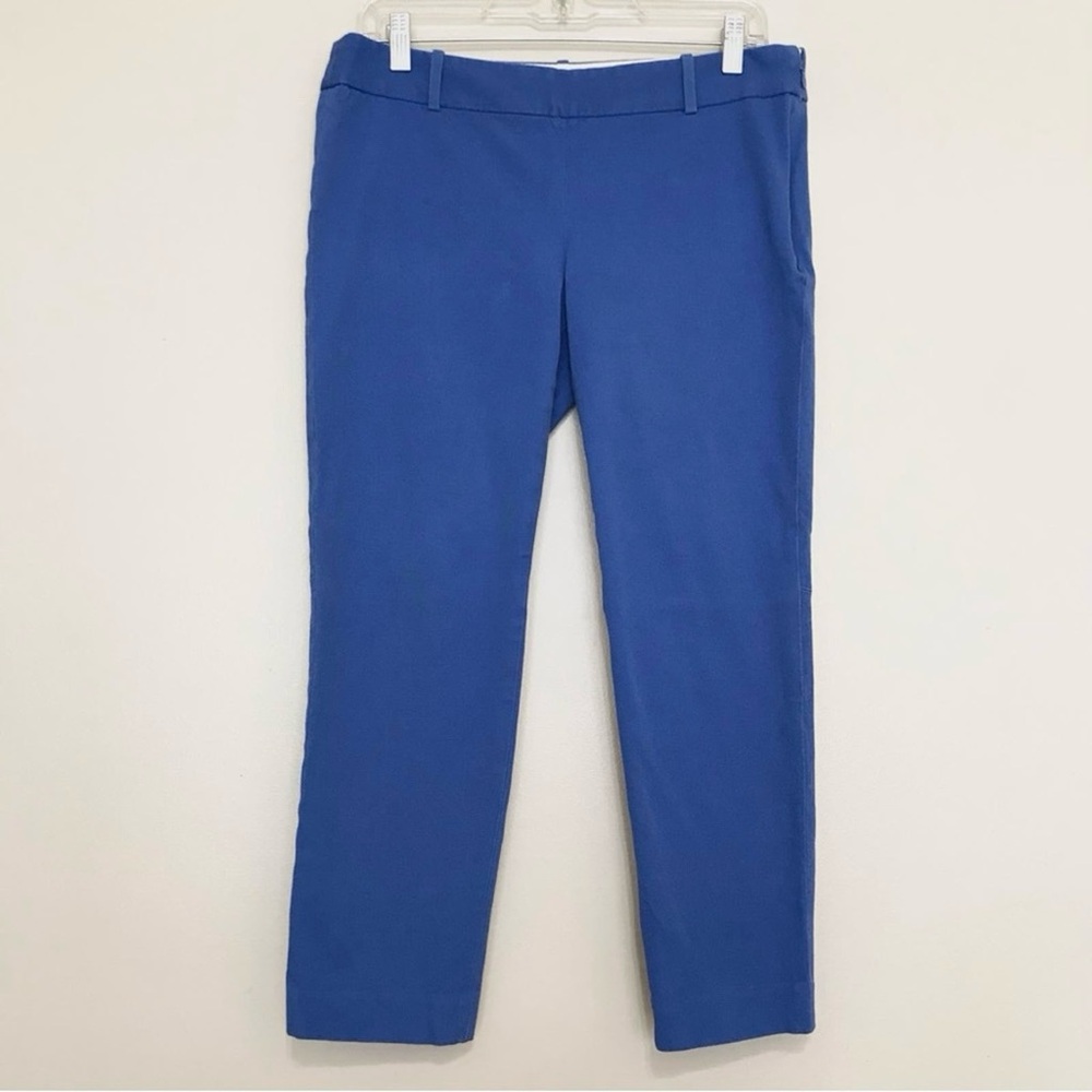 J Crew Winnie Stretch Light Blue Capri Pants
